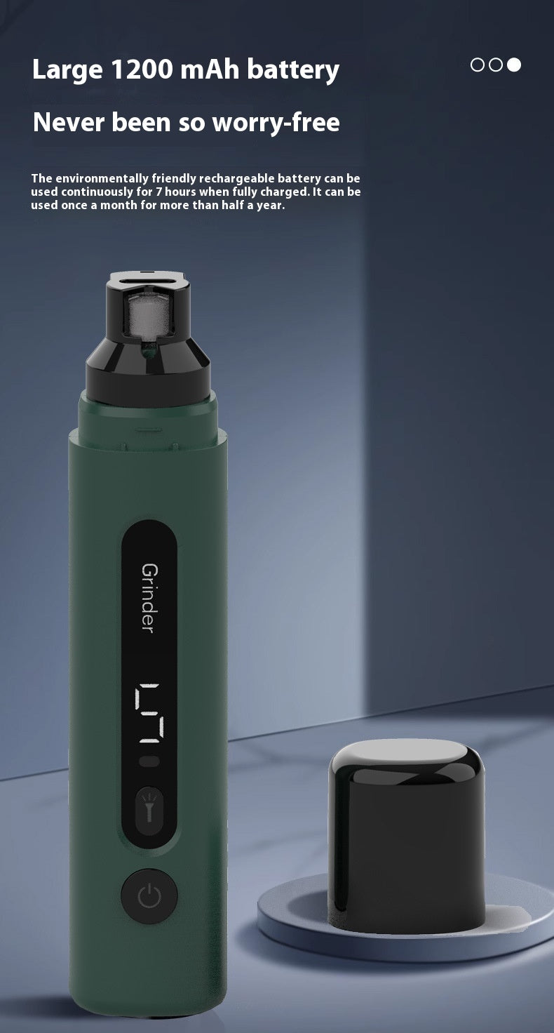 Pet electric nail grinder & shaper