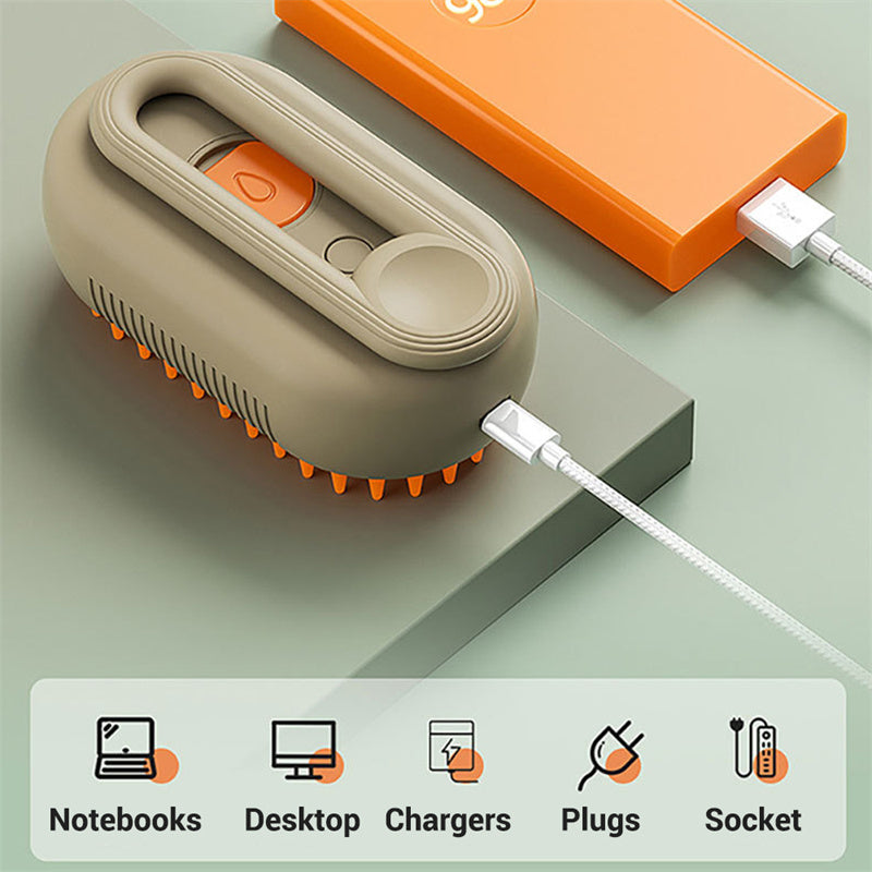 3-in-1 Steam Brush for Pets
