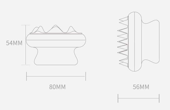 Pet Bath Massage Brush