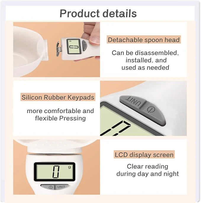 Digital Measuring Spoon to measure Food for Cats & Dogs | Accessories for Dogs & Cats
