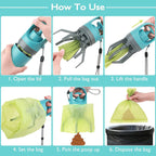 Dog poop picker with Dispenser