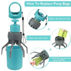Dog poop picker with Dispenser
