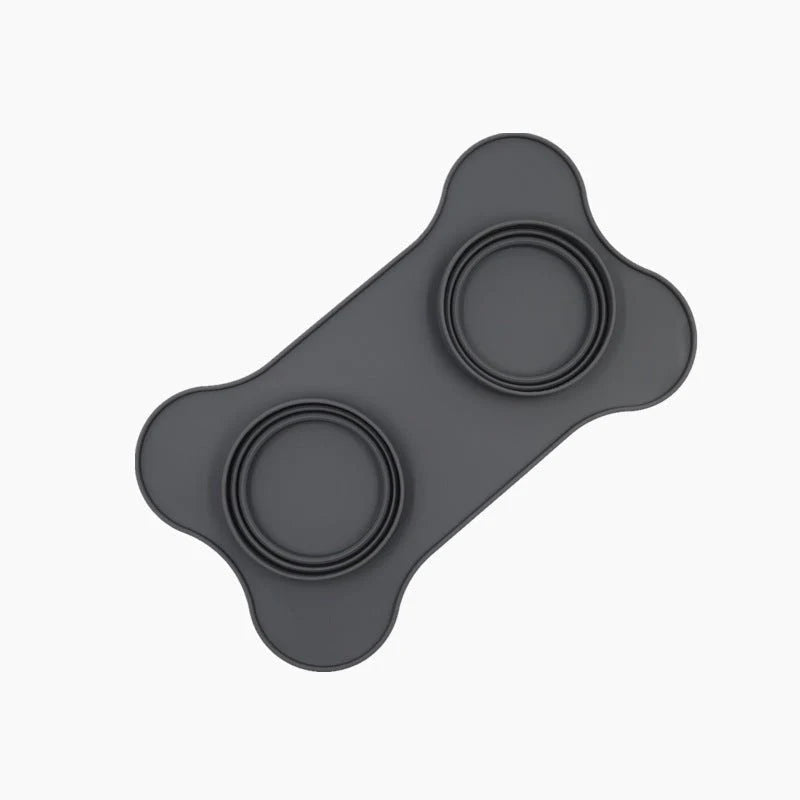 Pet Silicone Tray with Bowls